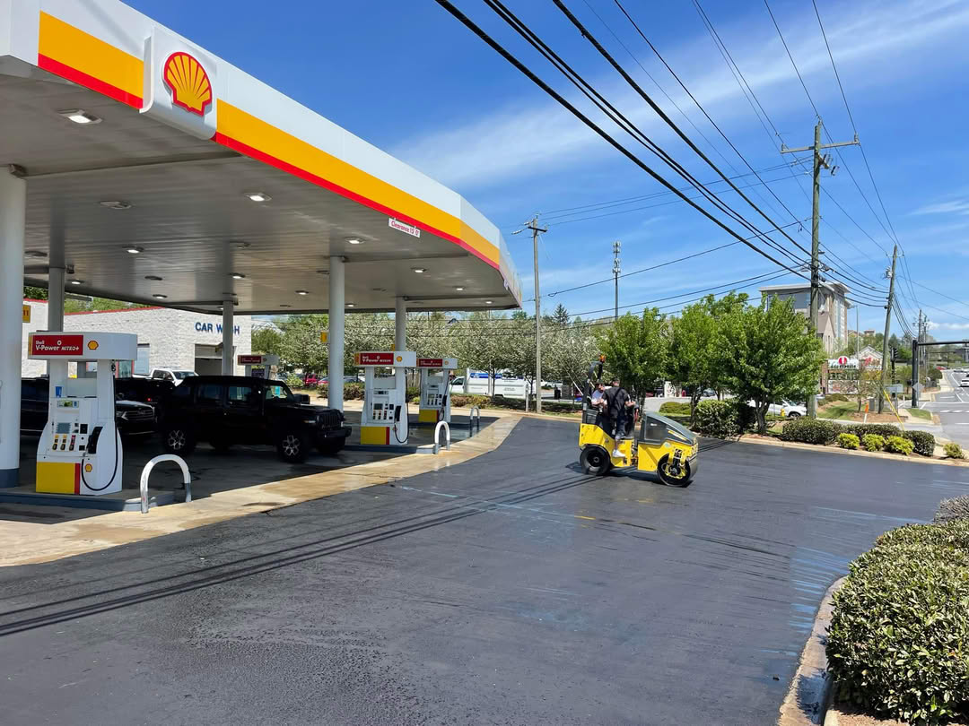 Fresh Asphalt, Seamless Flow: Resurfacing a Busy Shell Station in Charlotte